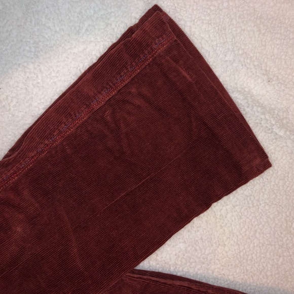 Burnt orange Corduroy straight leg pants - Picture 8 of 8